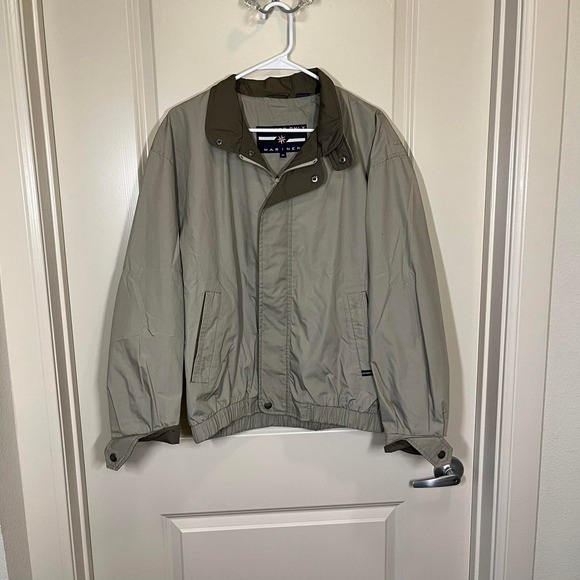 Members Only Light Gray Long Sleeve Jacket Size Medium - Picture 1 of 2